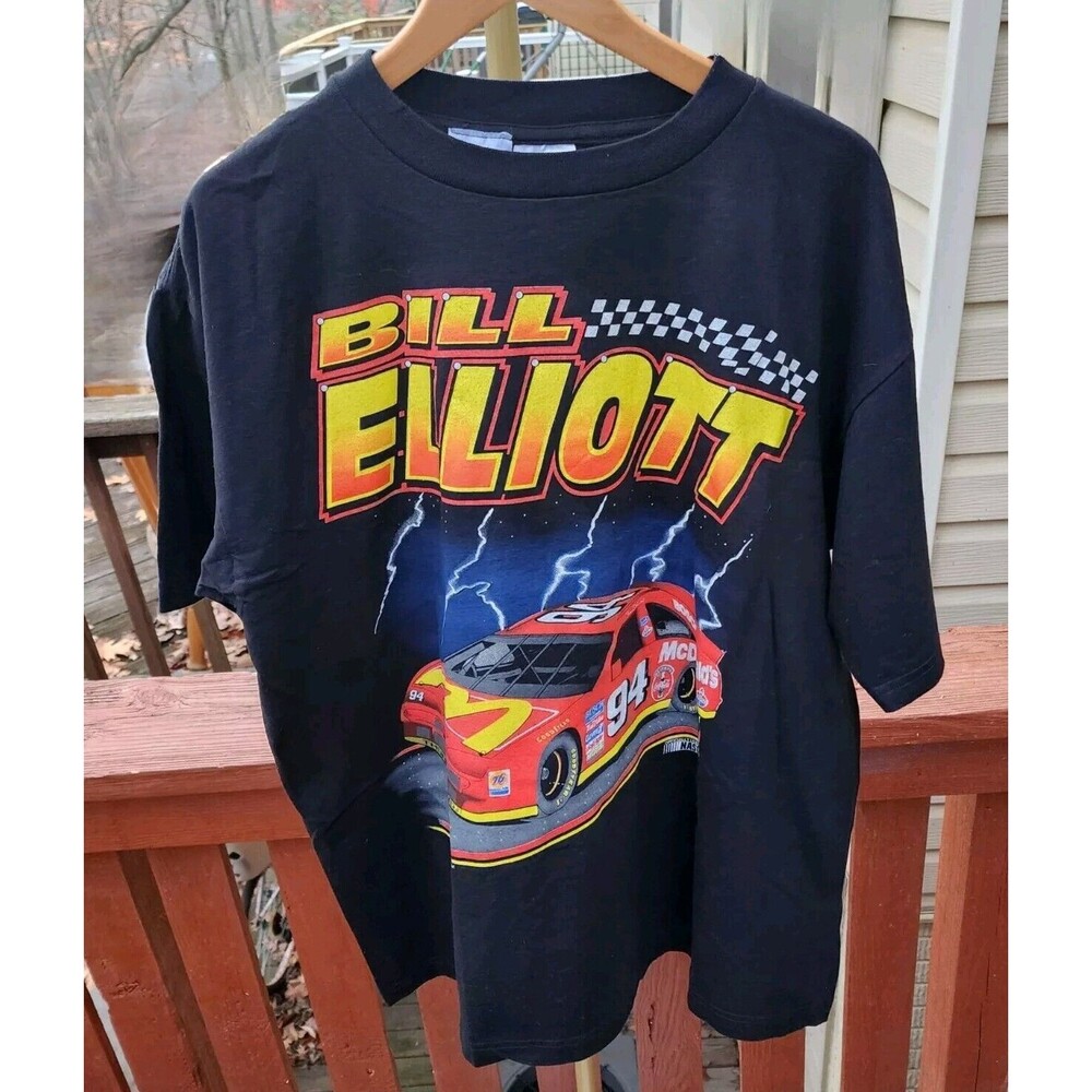 1995 McDonald’s NASCAR Bill Elliott Vintage 90’s  Racing  Thunderbird‎ Shirt XL